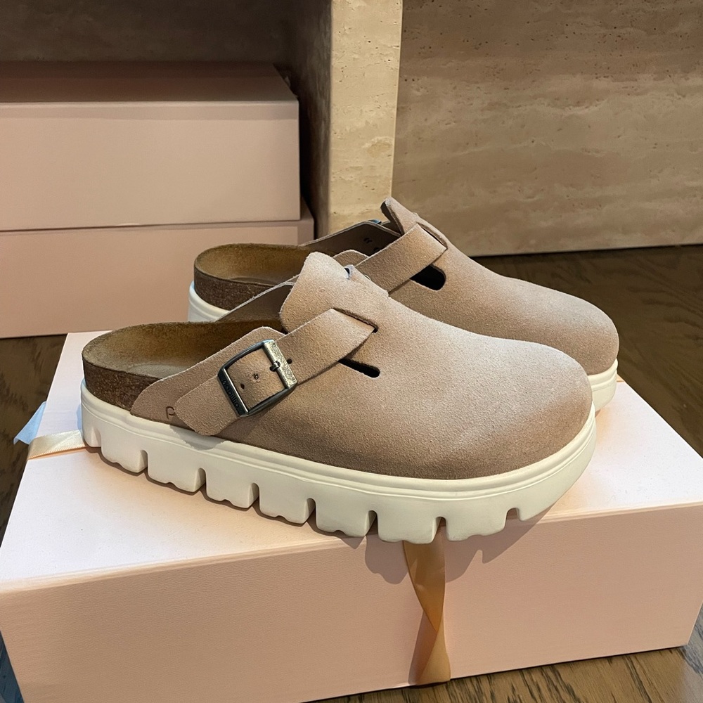 Birkenstock papillo suede sandal